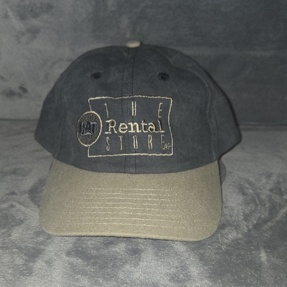 CAT Rental Store Black and Tan Cap